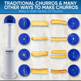 Set para hacer churros y rellenar churreras con recetario gratuito