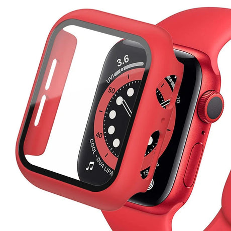 Carcasa Para Apple Watch Con Vidrio Templado Premium