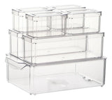 Organizador Refrigerador Cocina Set 7 Contenedores Con Tapa