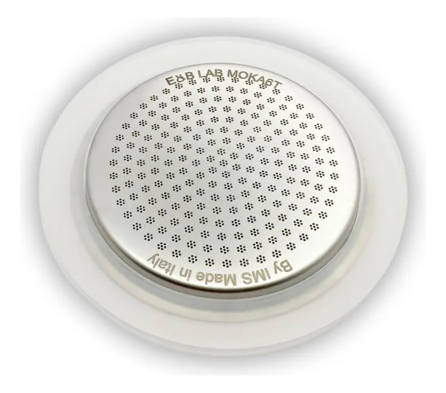 Filtro Moka E&B Lab by IMS Competition 6 Tazas para Bialetti – Acero Inoxidable