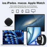 Localizador Bluetooth Inteligente ONVIS Compatible con Apple Find My – Pack 2