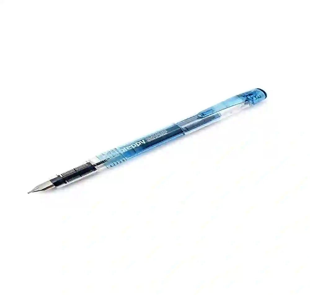 Bolígrafo De Platino Preppy, Punta Media, Negro Y Azul