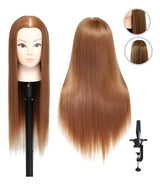 Cabeza Peluqueria,cabeza Maniqui 26 Con Abrazadera