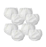 Gerber 8 Pack Cubrepañales Impermeables para Bebé y Toddler, Blanco, Talla 3T