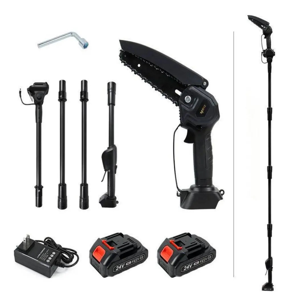 Minisierra Pértiga Ajustable 2 En 1 / 2,25 M + 2 Baterías