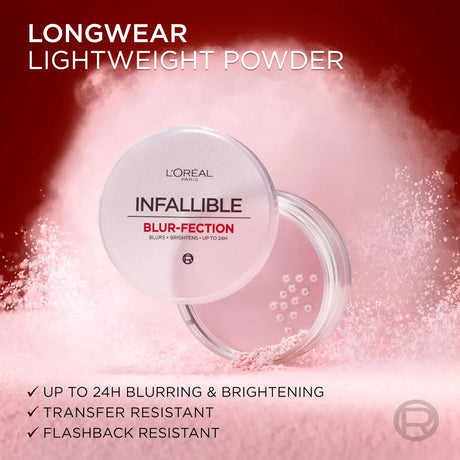 Polvo Fijador L'oreal Paris Infallible Blur-fection 24 Horas