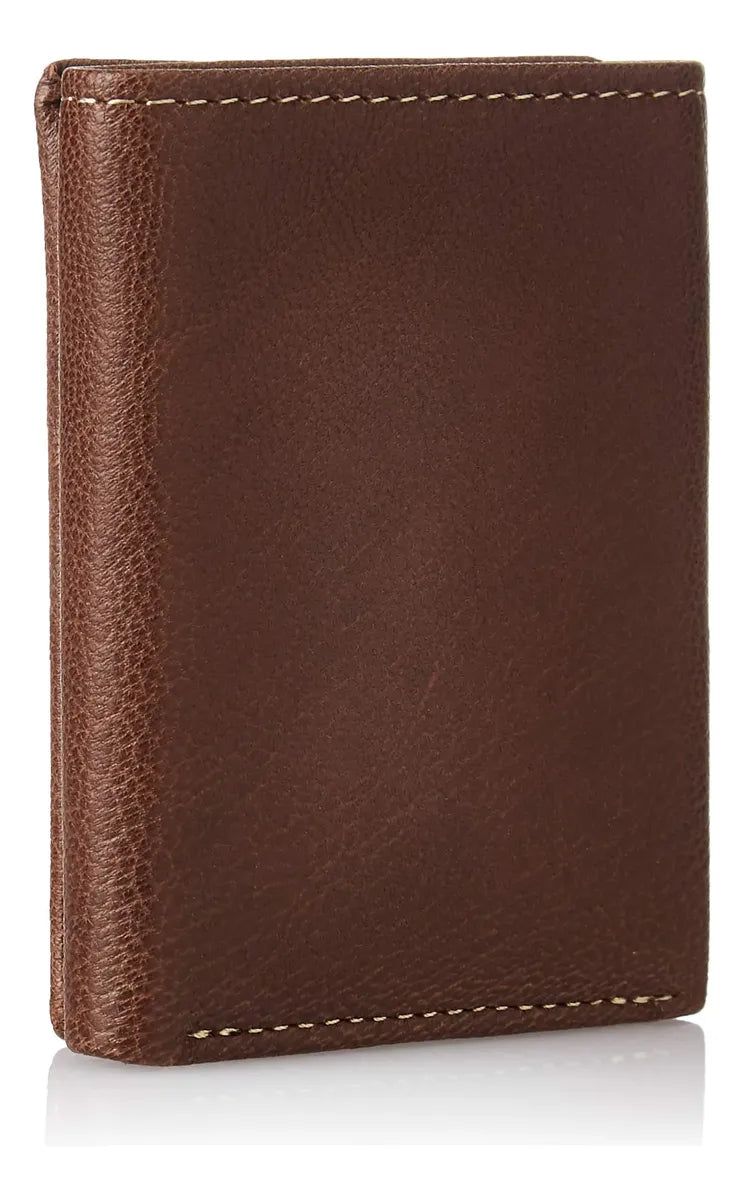 Timberland Cartera Trifold de Cuero Genuino con Bloqueo RFID