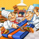 Juego de Mesa Fotorama Burger Mania Build-A-Burger | Juego Interactivo Familiar