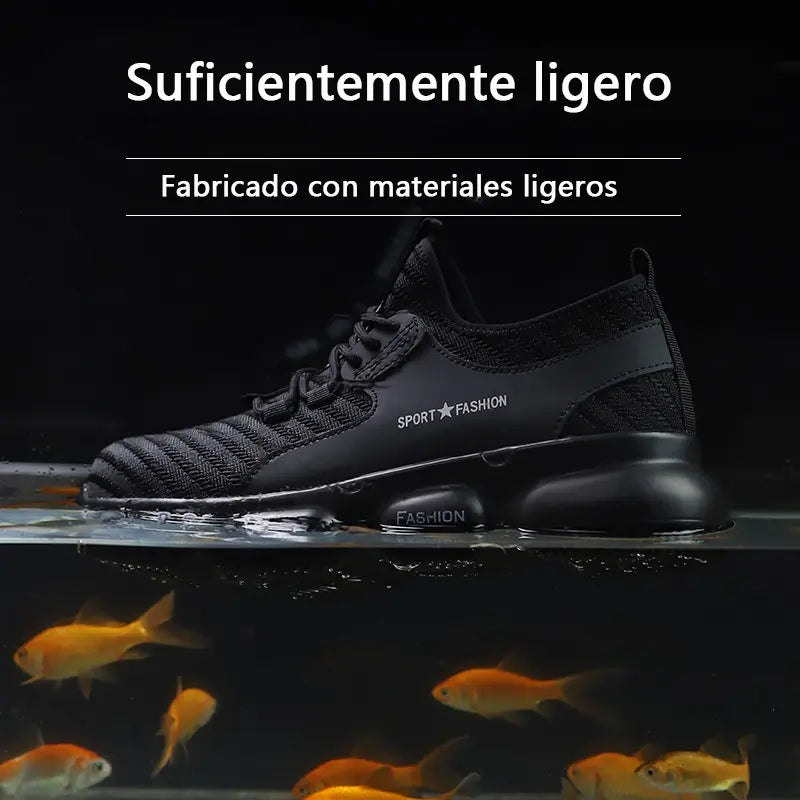 Zapatillas de Seguridad Industriales Air Cushion | Puntera de Acero | Antipinchazos |