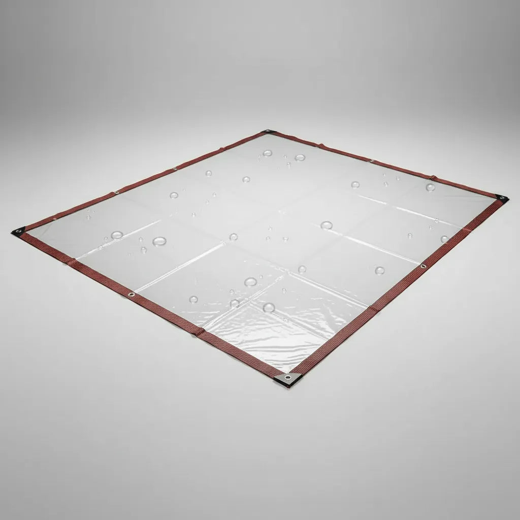 Lona Transparente Resistente Impermeable 2 x 3 Metros con Ojales
