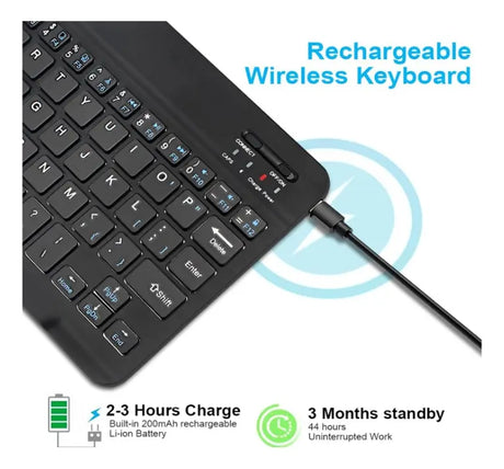 Tablet IWEGGO CP20 10" 4GB RAM + 64GB ROM Android Negro con Accesorios | Kit Completo para Estudio, Trabajo y Entretenimiento