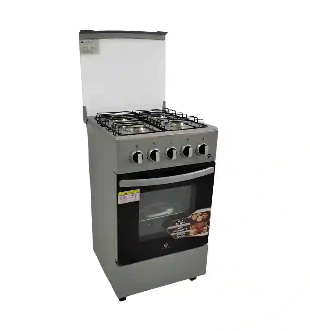 Cocina A Gas Vitelio 4 Quemadores Horno 50l Gas Licuado