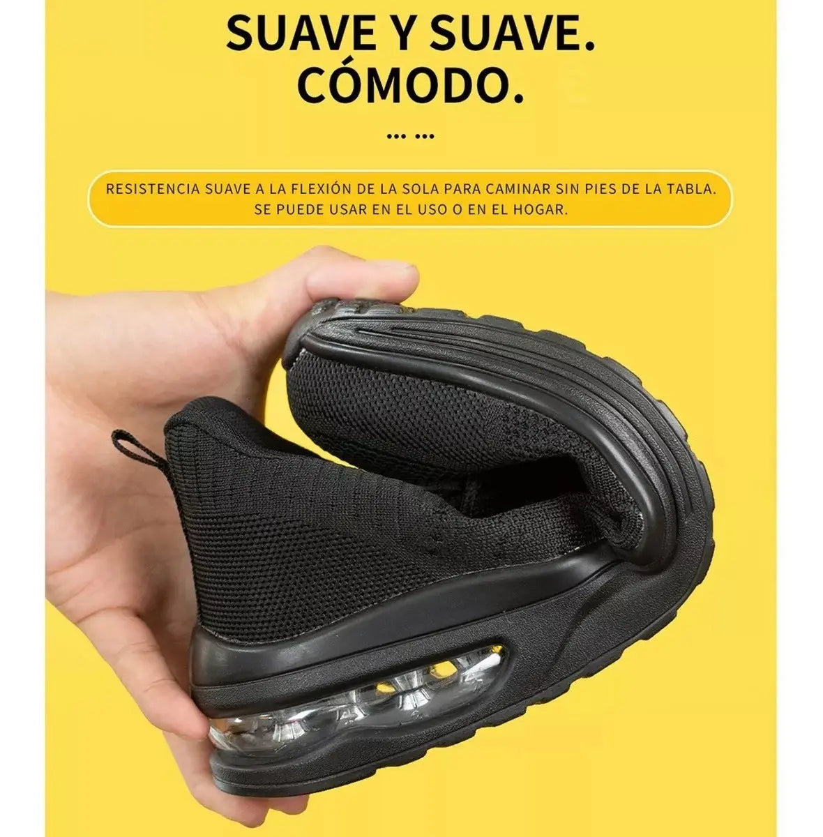 Zapatilla de Seguridad Industrial Unisex | Puntera de Acero | Antipinchazos | Nueva