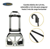 Carro de Carga Tipo Yegua Carry All® Equus 80 Kilos Rodamientos y Cuerda Elástica