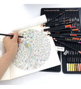 Set 72 Lapices Colores Arte Profesional A Base Aceite Dibujo