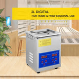 Limpiador Ultrasónico Digital VEVOR 2L 40 kHz – 120V