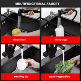 Fregadero De Cocina 75x45cm Acero Inoxidable Lavavajillas