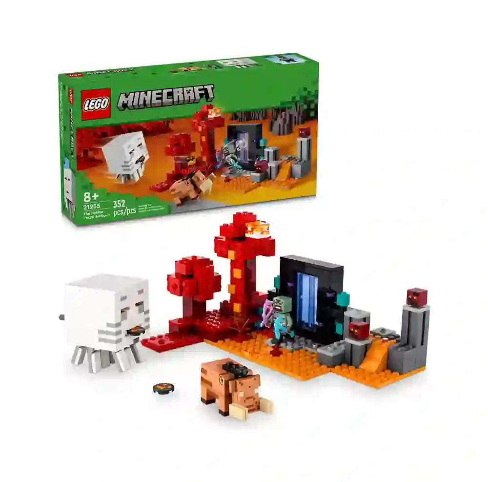 Lego Minecraft La Trampa Del Portal Del Inframundo (21255) Cantidad de piezas 352