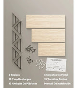 Repisas Flotantes De Madera Multipropósito Kit X3 Colores