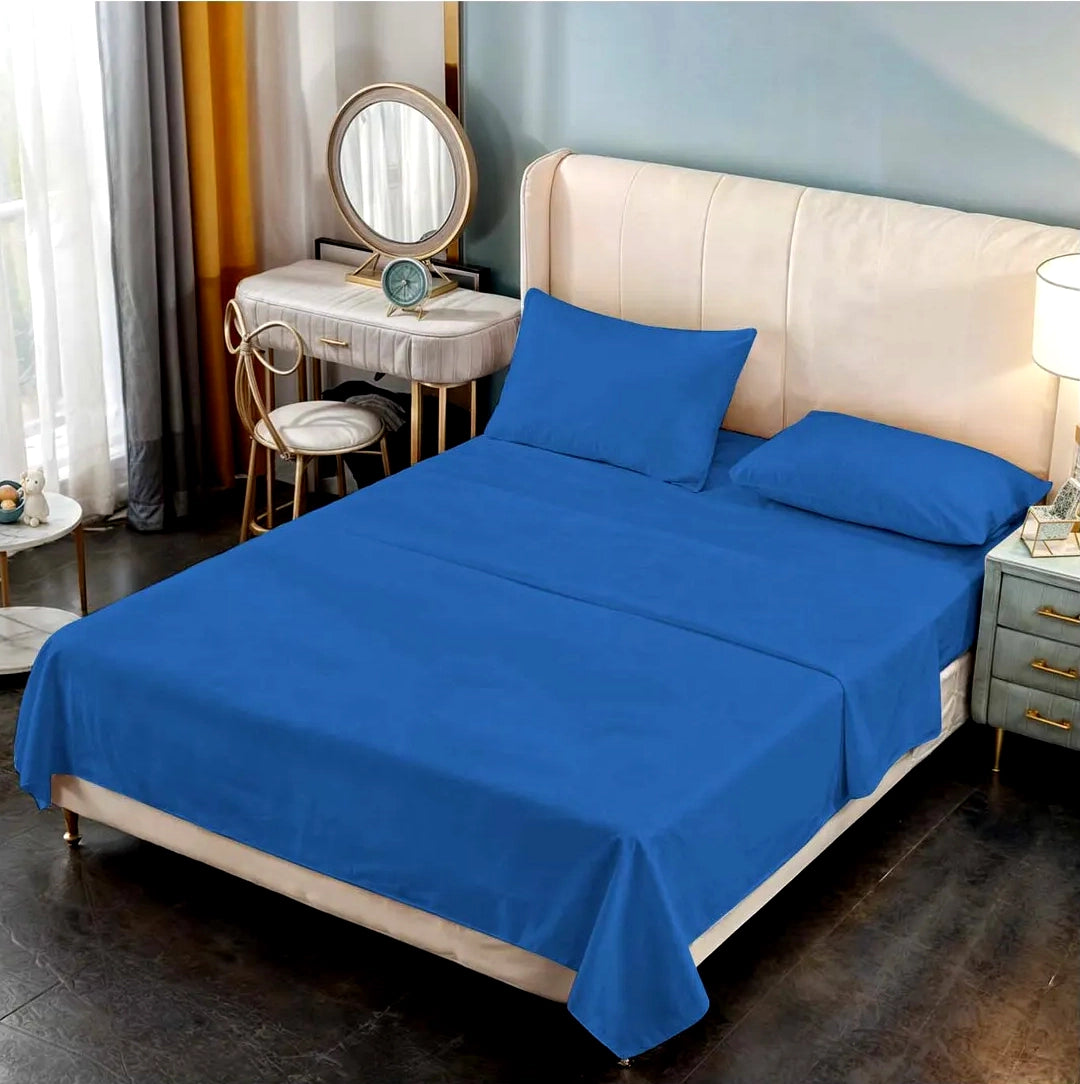 Juego De Sábana 200 Hilos Okaeri 2 Plazas - 4 Piezas