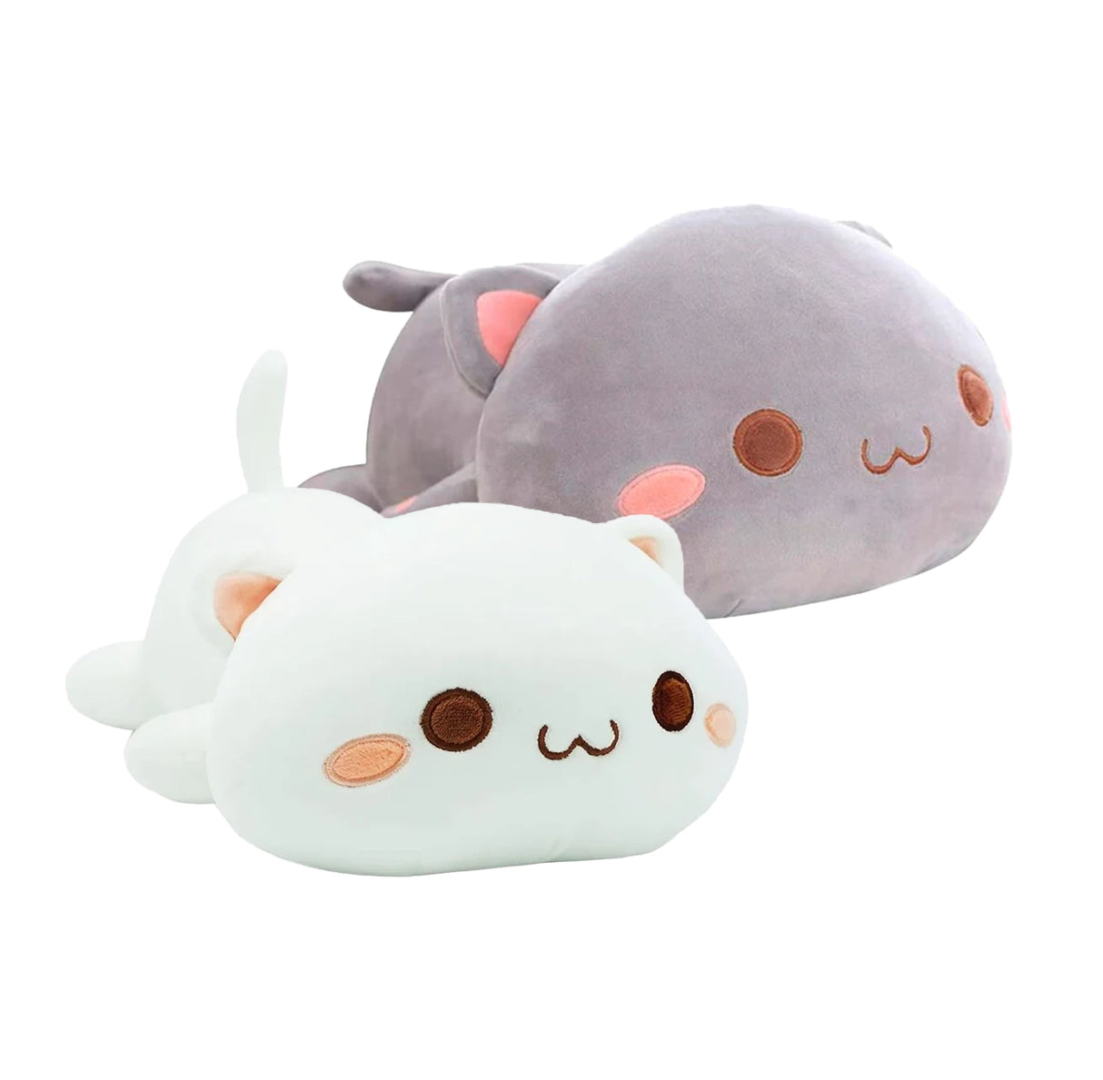 Peluche Gatito Acostado Kawaii