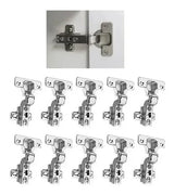 Set 10 bisagras rectas 35mm con tornillos decausse