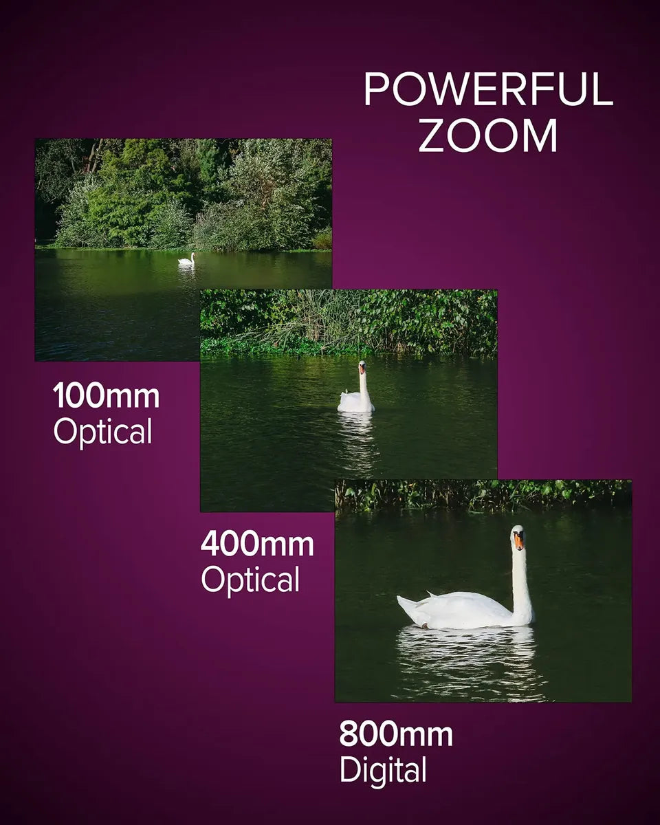 Canon PowerShot ZOOM – Monocular Digital 12,1 MP con Zoom Óptico 400 mm y Digital 800 mm