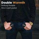 Calentadores de Manos Recargables 2 Pack – Inalámbricos hasta 131 °F