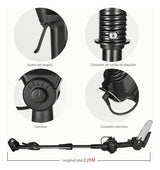 Minisierra Pértiga Ajustable 2 En 1 / 2,25 M + 2 Baterías