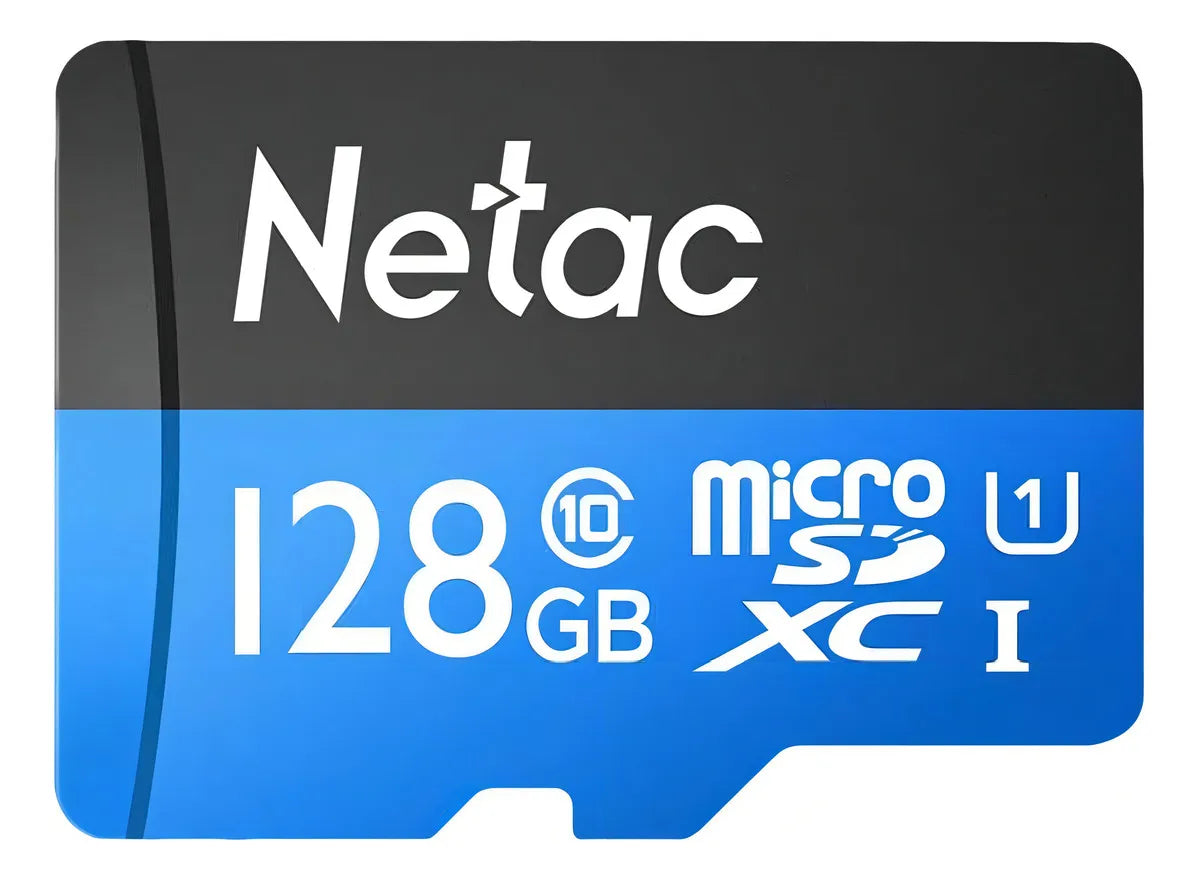 Tarjeta de memoria Micro Sdxc Netac Caspt de 128 GB y 80 Mbps
