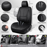 Fundas para Asientos de Auto Negras Compatibles con Toyota RAV4 y Camry