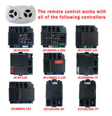 Control Remoto POLYNX JR1602FCC 2.4 GHz Bluetooth para Auto Eléctrico Infantil Power Wheels