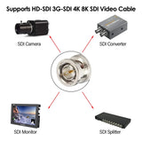 XRDS-RF Cable SDI HD-SDI BNC Macho 75 Ω RG59 – 60 Metros