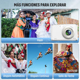 Video Cámara Digital 4k Fhd Cámara Dual Autoenfoque Selfies