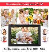 Marco De Foto Digital Inteligente 10'' Con Parlante / App