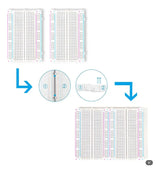 Protoboard Steren Proto De 6 Piezas, Placa De Pruebas Arduin