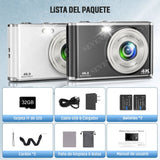 Video Cámara Digital 4k Fhd Cámara Dual Autoenfoque Selfies