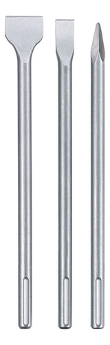 Set Kit De Cinceles Juego 3 Pz Sds Max Cincel Y Punta 400mm