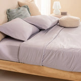 Sábanas 2 Plazas Arredo Extra Suaves Lisas Lila