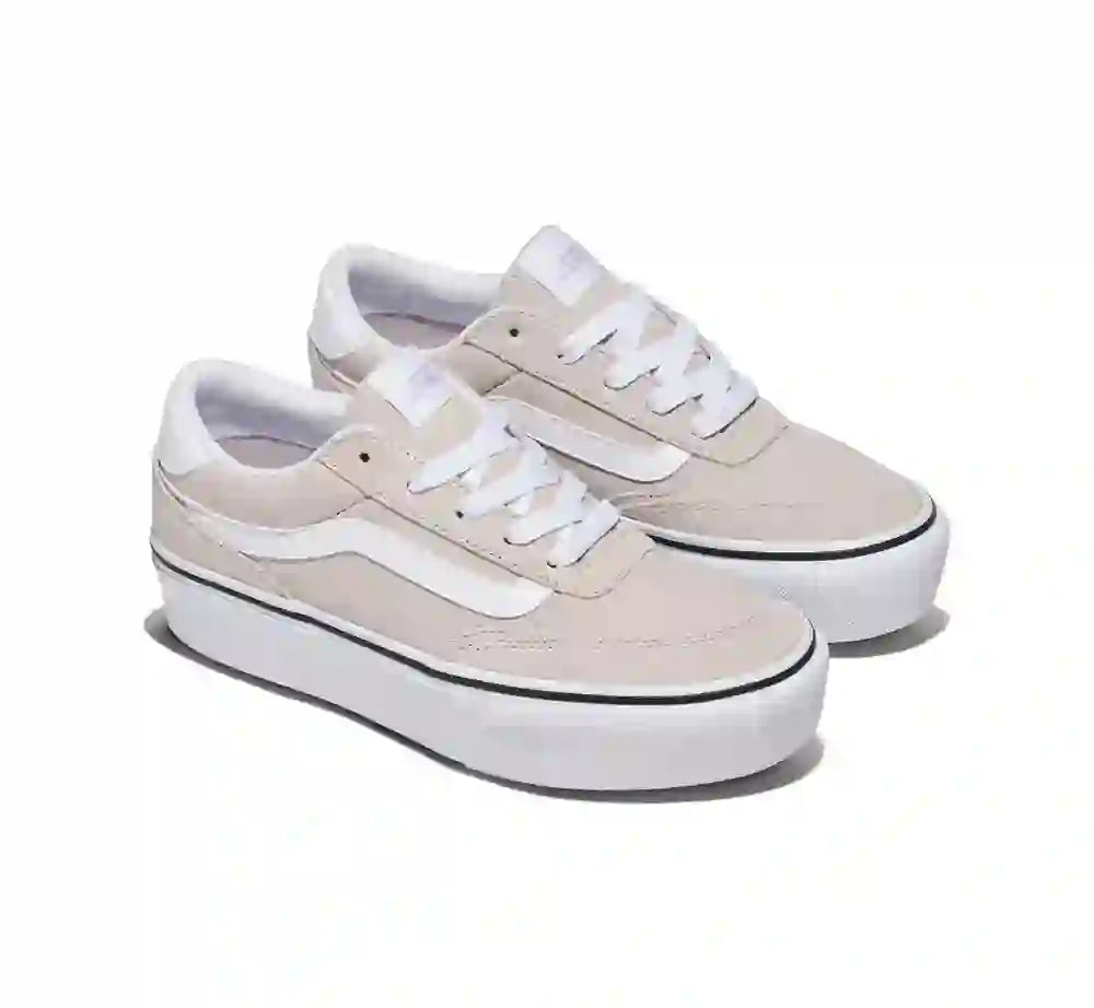 Zapatilla Mujer Vans Brooklyn LS Platform – Beige