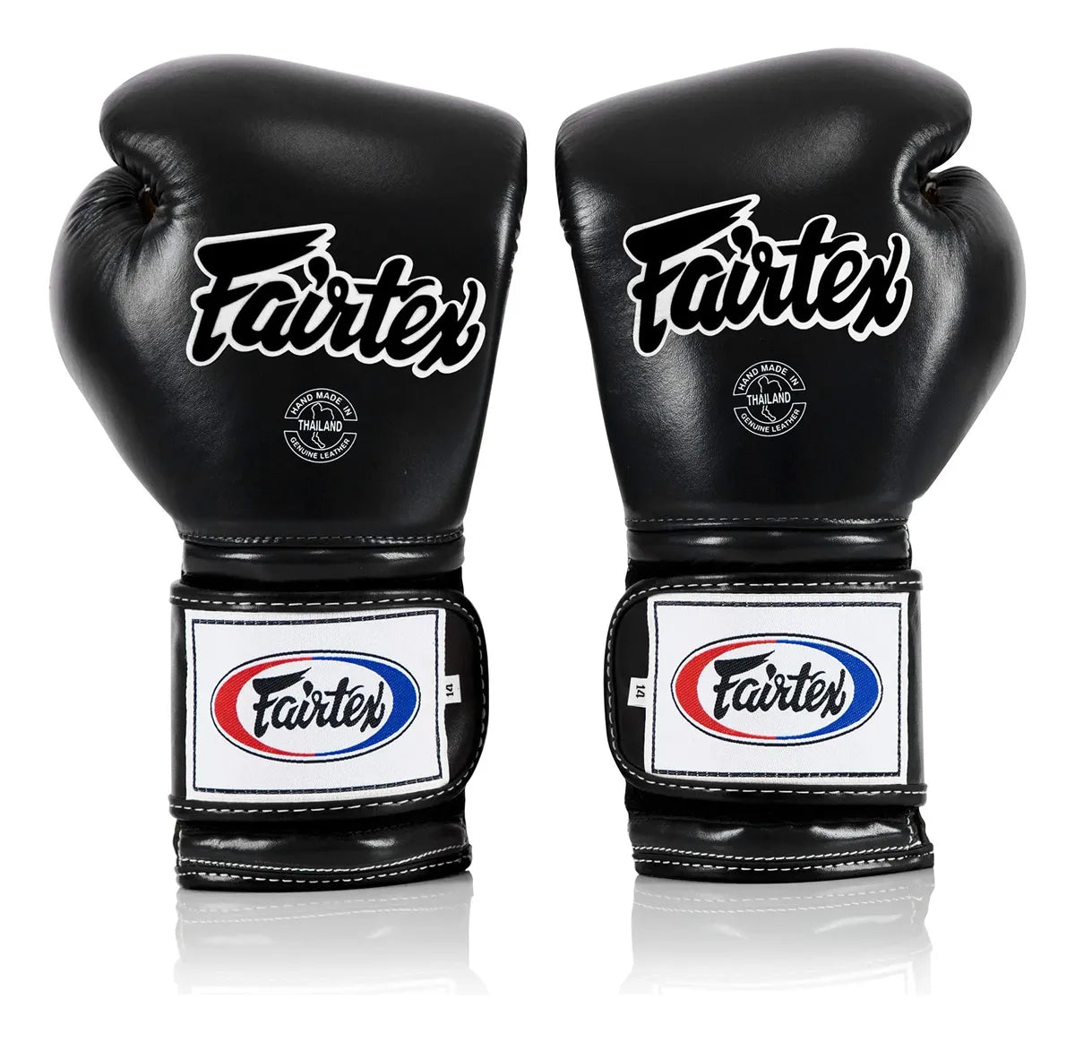 Guantes de Muay Thai y Boxeo Fairtex BGV9 Heavy Hitter | 16 Oz | Cuero Genuino | Estilo Mexicano