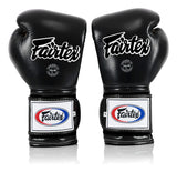 Guantes de Muay Thai y Boxeo Fairtex BGV9 Heavy Hitter | 16 Oz | Cuero Genuino | Estilo Mexicano
