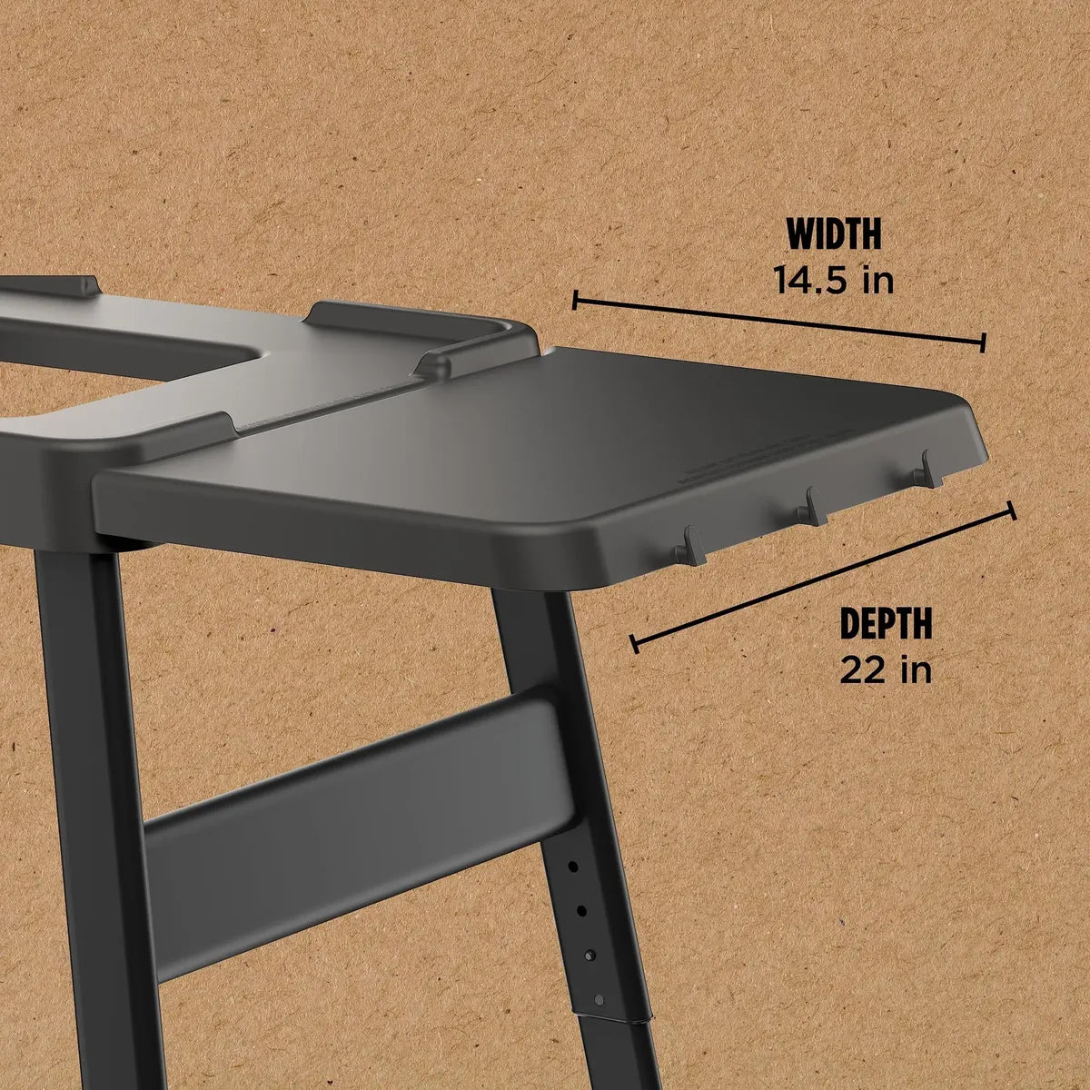 Mesa Auxiliar Acoplable Ninja Woodfire XSKUSSDTBL para Soporte Universal