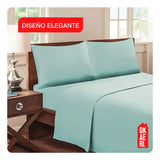 Juego De Sábana 200 Hilos Okaeri 2 Plazas - 4 Piezas