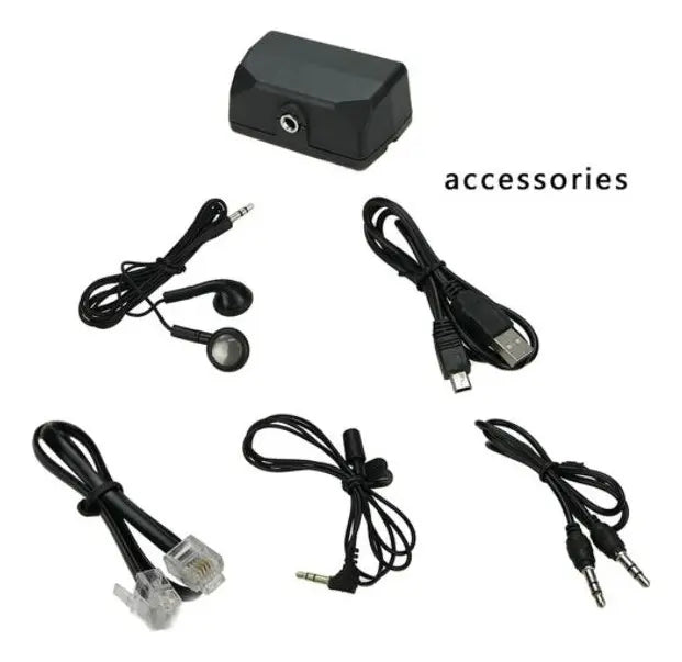Grabadora Digital Profesional De Voz Sonido 8gb Mp3 Color Negro