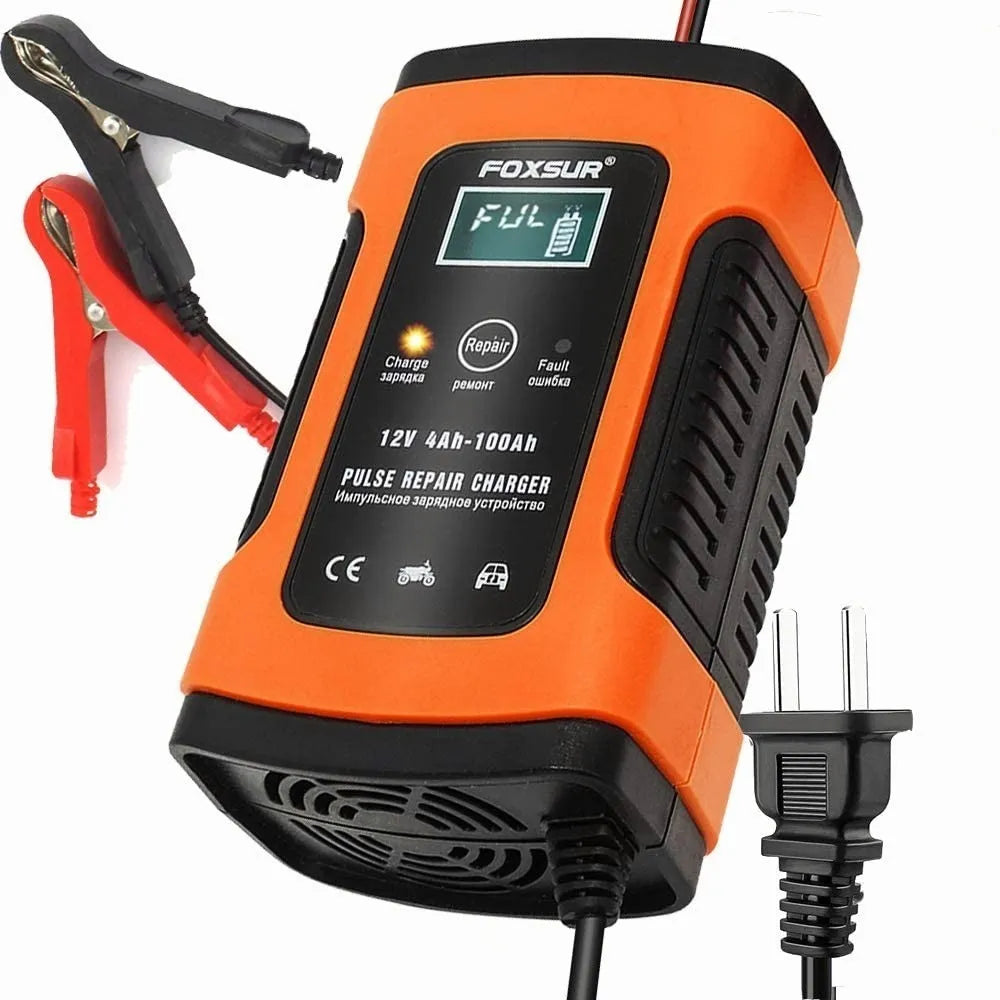 12v 5a Mantenedor Cargador De Baterías Inteligente Para Auto