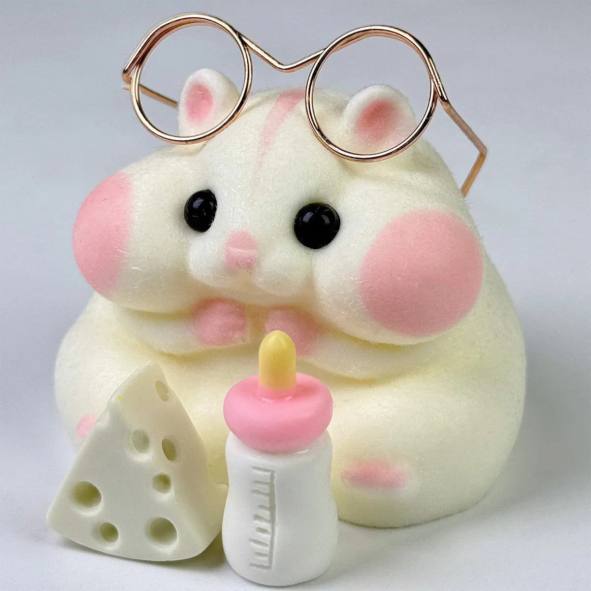 Squishy blando para hámster hecho a mano de silicona suave Taba para niños/adultos