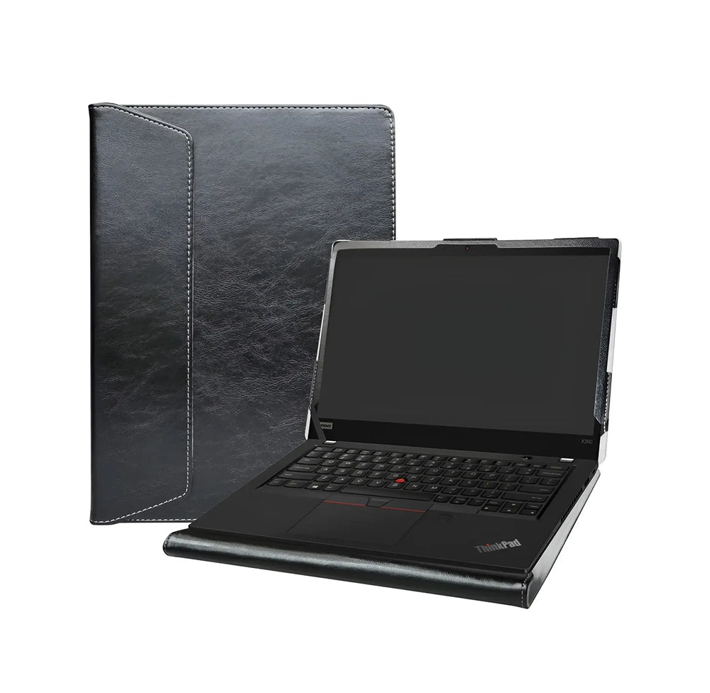 Funda Protectora ALAPMK para HP Envy x360 14" | Cuero PU Premium con Soporte