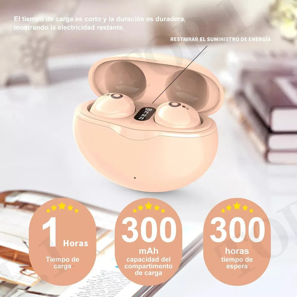 Audífonos Invisibles Verdaderamente Inalámbricos Con Bt 5.3