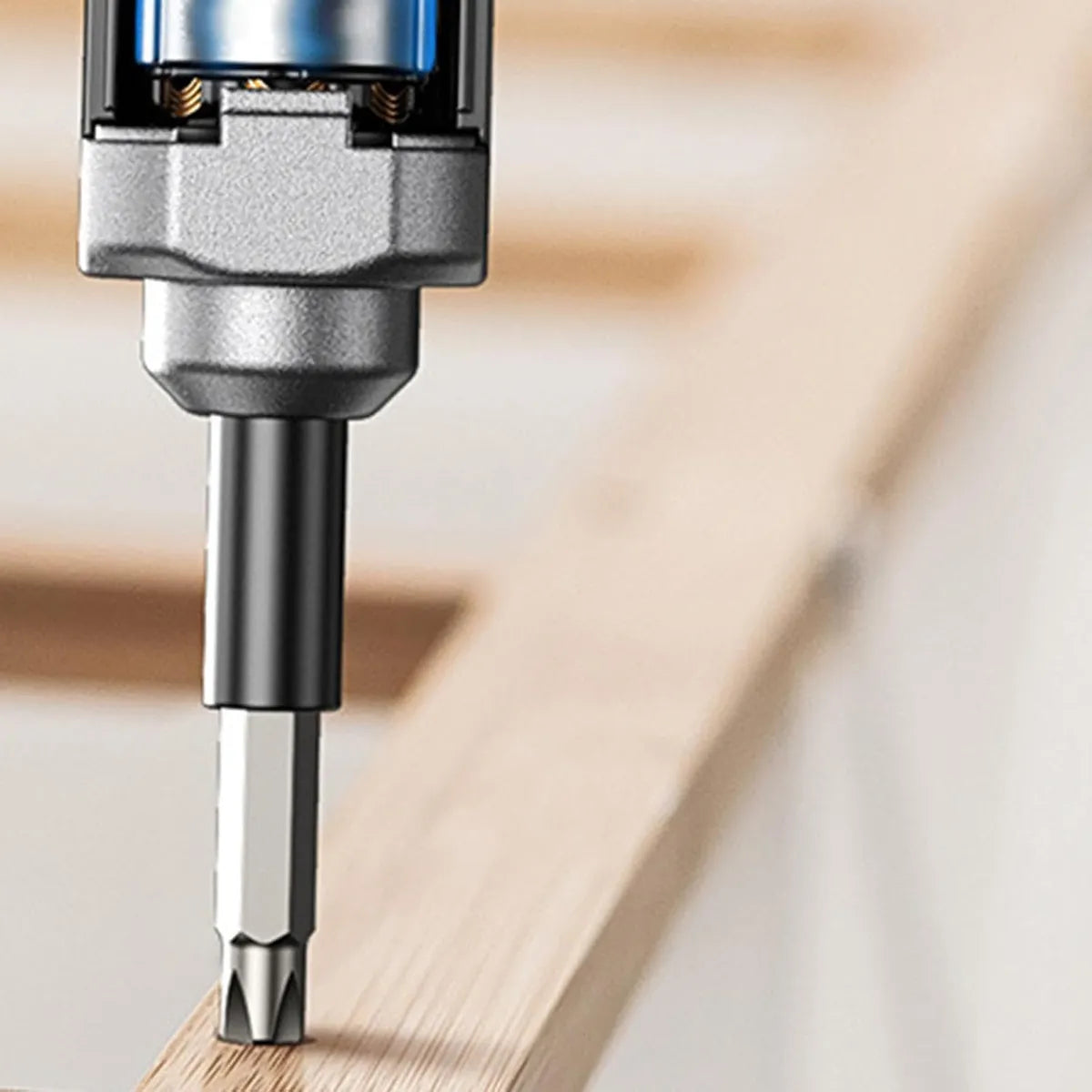 Destornillador Inalámbrico+30 Puntas De Destornillador Negro